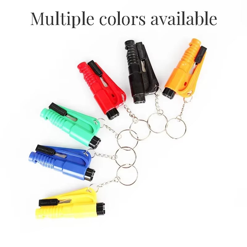 Compact 3-In-1 Car Safety Hammer, Window Breaker & Seat Belt Cutter, Emergency Rescue Tool for Vehicle Accessories
