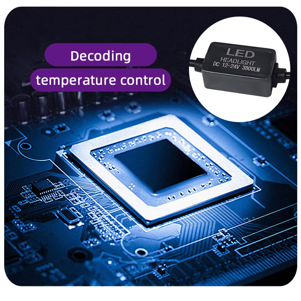 2X 90W Car Headlight H4 H7 LED Car Headlight Lamp RGB Halo H8 H9 H11 9005 9006 Led Auto Headlamp Bulb RGB App Bluetooth Control