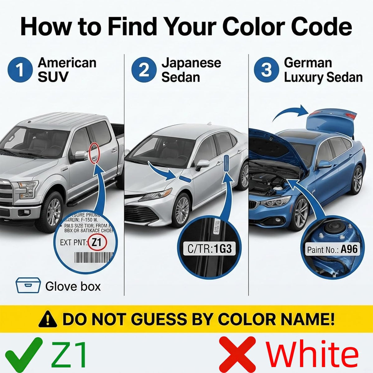 Black/Onyx Black(Gba/Wa8555) Touch up Paint Pen Compatible with Chevrolet GMC - Exact Color Match, 2-In-1 Brush & Pen,Car Paint Scratch Repair Kit for Silverado/Equinox/Malibu/Tahoe/Traverse/Colorado