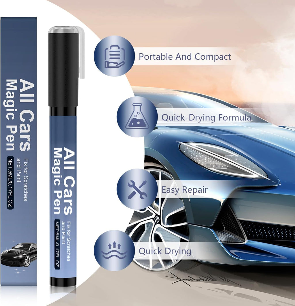 3Pcs Magic Pen for Car Scratches,All Cars Magic Pen,Car Scratch Remover Pen,Quick Fix for Scratches and Paint Damage,All Cars Magic Pen for Car Scratches All Color