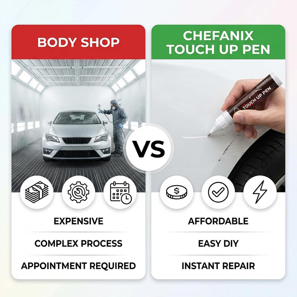 Black/Onyx Black(Gba/Wa8555) Touch up Paint Pen Compatible with Chevrolet GMC - Exact Color Match, 2-In-1 Brush & Pen,Car Paint Scratch Repair Kit for Silverado/Equinox/Malibu/Tahoe/Traverse/Colorado