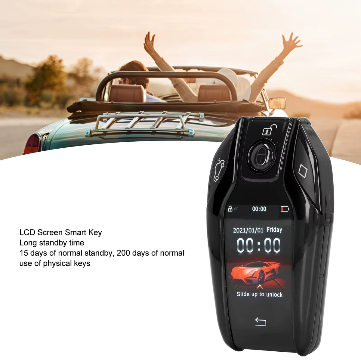 LCD Smart Key Smart Key TK800+ LCD Smart Key Remote Keyless Entry for All Start Stop Engine Button