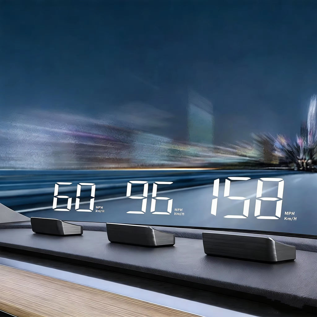 2026 In-Vehicle Speedometer HUD Head up Display Digital Speed Meter Windshield Projector Vehicles Truck Electronics Accessorie