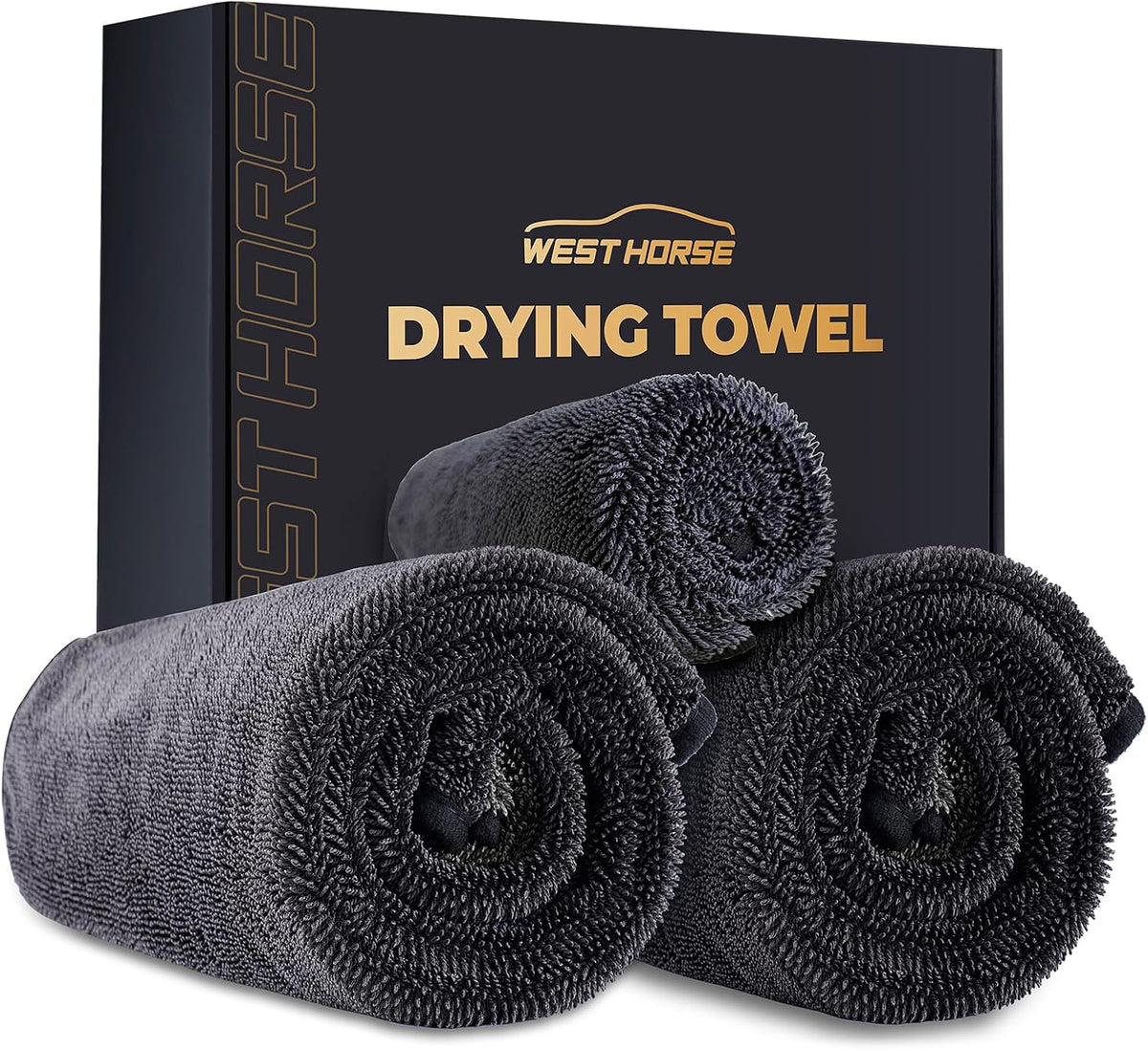 2-Pack Microfiber Car Drying Towel – Extra Large 24” X 36”, Streak-Free, Scratch-Free, and Ultra-Absorbent for Effortless Car Detailing